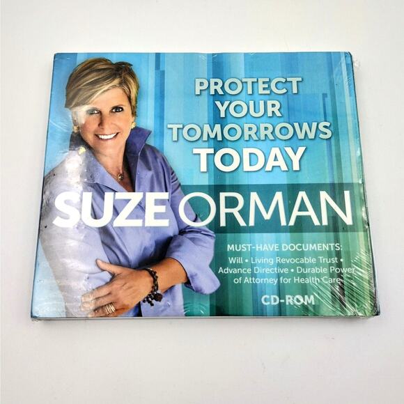 SUZE ORMAN Protect Your Tomorrows Today CD-ROM Must-Have Documents SEALED - Picture 1 of 2